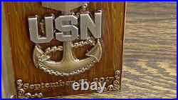 USN SPAWAR NIWC San Diego Chargebook MCPONs CPO Navy Chief Challenge Coin #753W