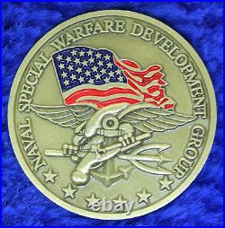 USN Seal Team 6 DEVGRU Naval Special Warfare Development Grp. Challenge Coin ZZ5