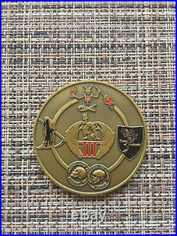 USN, Seal Team 7, 3 Troop, Trident 1730 Deployment to Iraq 2015 Challenge Coins