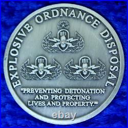 USN Seal Team EOD Avoid The Red Mist Challenge Coin C-32