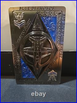 USN Strike Fighter Squadron 146 (VFA-146) BLUE DIAMOND ACE CHALLENGE COIN