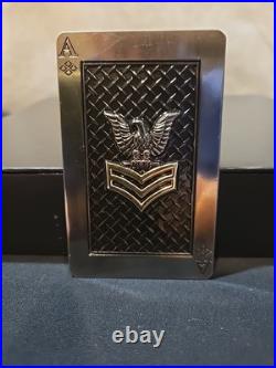 USN Strike Fighter Squadron 146 (VFA-146) BLUE DIAMOND ACE CHALLENGE COIN