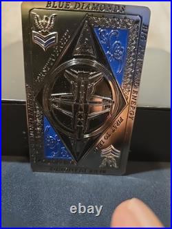USN Strike Fighter Squadron 146 (VFA-146) BLUE DIAMOND ACE CHALLENGE COIN