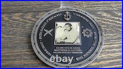 USN USS Pueblo Ager-2 Captured Spy Ship Capured But I Commission Challenge Coin