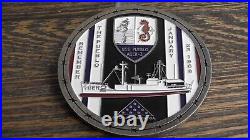 USN USS Pueblo Ager-2 Captured Spy Ship Capured But I Commission Challenge Coin