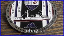 USN USS Pueblo Ager-2 Captured Spy Ship Capured But I Commission Challenge Coin