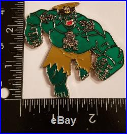 USN US Navy Chief Naval Pride The Incredible Hulk Shaped Challenge Coin