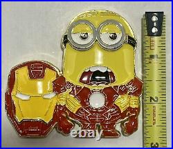 USN US Navy Minion Challenge Coin 3 Official With Stand and Plastic Case
