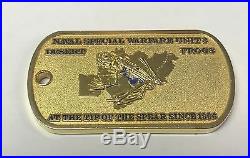 USN US Navy Naval Special Warfare Unit 3 At The Tip of The Spear Dog Tag Coin