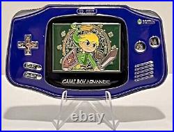 USN US Navy Offical Challenge Coin. Legend Of The Chief With Stand 4 Game Boy