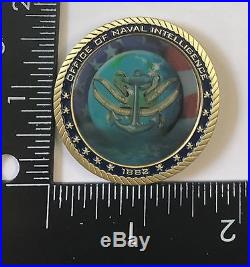 USN United States Navy Office of Naval Intelligence Commander Coin