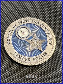 USSS Secret Service Navy Semper Fortis George HW Bush Challenge Coin