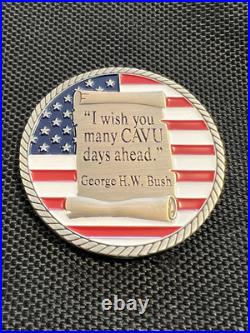 USSS Secret Service Navy Semper Fortis George HW Bush Challenge Coin