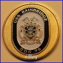 USS Bainbridge (DDG-96) Bath Maine Navy Challenge Coin