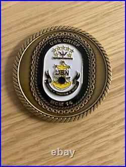 USS Chief (MCM-14) Chief's Mess Navy Challenge Coin