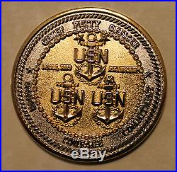 USS Chief (MCM-14) Chief's Mess Navy Challenge Coin