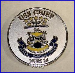 USS Chief MCM-14 Sasebo Japan Navy Challenge Coin