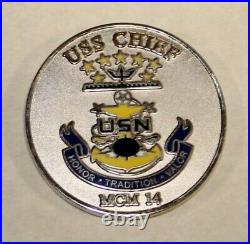 USS Chief MCM-14 Sasebo Japan Navy Challenge Coin