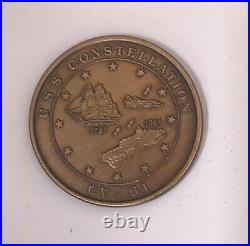 USS Constellation Aircraft Carrier CV-64 America's Flagship Navy Challenge Coin