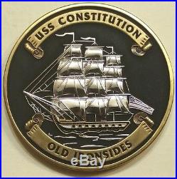 USS Constitution Old Ironsides Chief's Mess Navy Challenge Coin