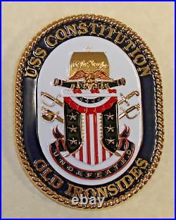 USS Constitution Old Ironsides Navy Chiefs Mess Challenge Coin