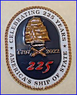 USS Constitution Old Ironsides Navy Chiefs Mess Challenge Coin