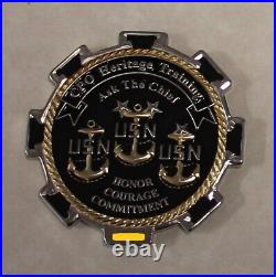 USS Constitution Old Ironsides Navy Chiefs Mess Skull Challenge Coin