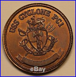 USS Cyclone PC-1 Coastal Patrol Navy Special Warfare Command Challenge Coin