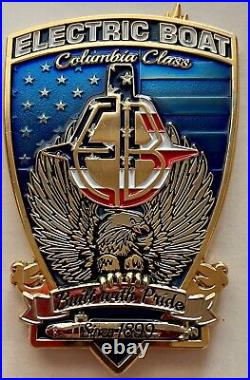 USS District of Columbia SSBN-826 Electric Boat Colombia class challenge coin