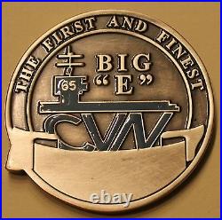 USS Enterprise (CVN-65) Big E The First And Finest Navy Challenge Coin BL