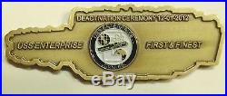 USS Enterprise (CVN-65) Deactivation Ceremony 12-01-2012 Navy Challenge Coin