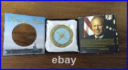 USS Gerald R. Ford CVN 78 USN Aircraft Carrier Plankowner Challenge Coin /3500