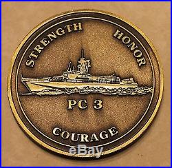 USS Hurricane (PC-3) Navy Challenge Coin