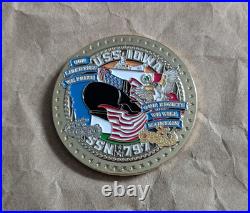 USS Iowa SSN 797 US Navy Virginia Class Submarine Challenge Coins
