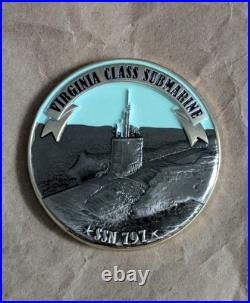 USS Iowa SSN 797 US Navy Virginia Class Submarine Challenge Coins