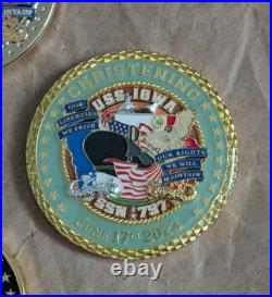 USS Iowa SSN 797 US Navy Virginia Class Submarine Challenge Coins