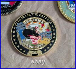 USS Iowa SSN 797 US Navy Virginia Class Submarine Challenge Coins