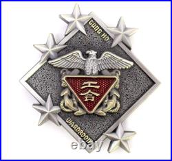 USS Makin Island Challenge Coin Wardroom Gung Ho USN Amphibious Assault Ship