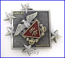 USS Makin Island Challenge Coin Wardroom Gung Ho USN Amphibious Assault Ship