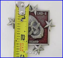 USS Makin Island Challenge Coin Wardroom Gung Ho USN Amphibious Assault Ship