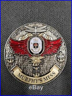 USS Michael Murphy DDG-112 Chief Challenge Coin USN CPO Mess Large silver