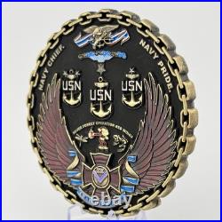 USS Michael Murphy DDG-112 Navy SEAL Challenge Coin Murph's Mess Red Wings