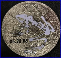 USS Michael Murphy Navy SEAL CPO Chief Glowing Bone Frog Navy Challenge Coin V7