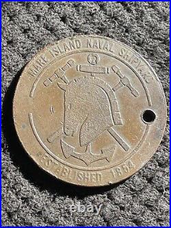 USS Nautilus SSN 571 Decommissioned Mare Island Medallion Coin 1st Nuclear Sub