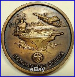 USS Ronald Reagan (CVN-76) Aircraft Carrier Commander Navy Challenge Coin