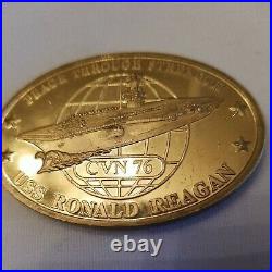 USS Ronald Reagan (CVN-76) July 12, 2003 Commissioning Navy Challenge Coin