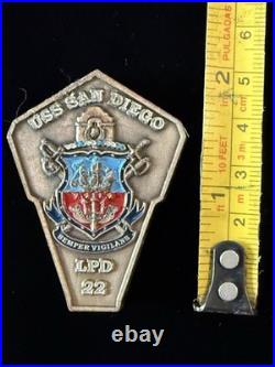 USS San Diego LPD-22 Semper Vigilans US Navy Military Collectible Pin