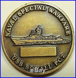 USS Squall (PC-7) Naval Special Warfare Navy Challenge Coin