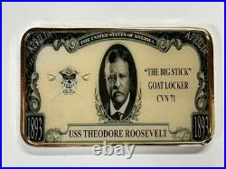 USS Theodore Roosevelt CVN-71 Big Stick Navy Challenge Coin
