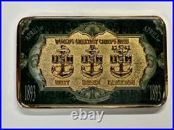 USS Theodore Roosevelt CVN-71 Big Stick Navy Challenge Coin